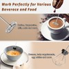 Milk Frother Handheld,TENTAM Wireless Foldable Frother,USB-C Rechargeable Coffee Frother Wand,Electric