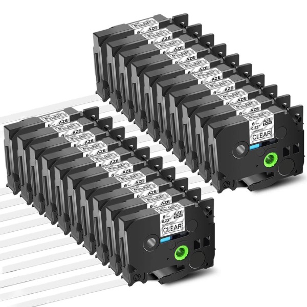 GREENCYCLE Compatible for Brother P-Touch Label Maker TZ TZe111 Tape