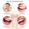Easy-to-Use Sponge Floss for Cleaning of Implants Bridges with Stiff