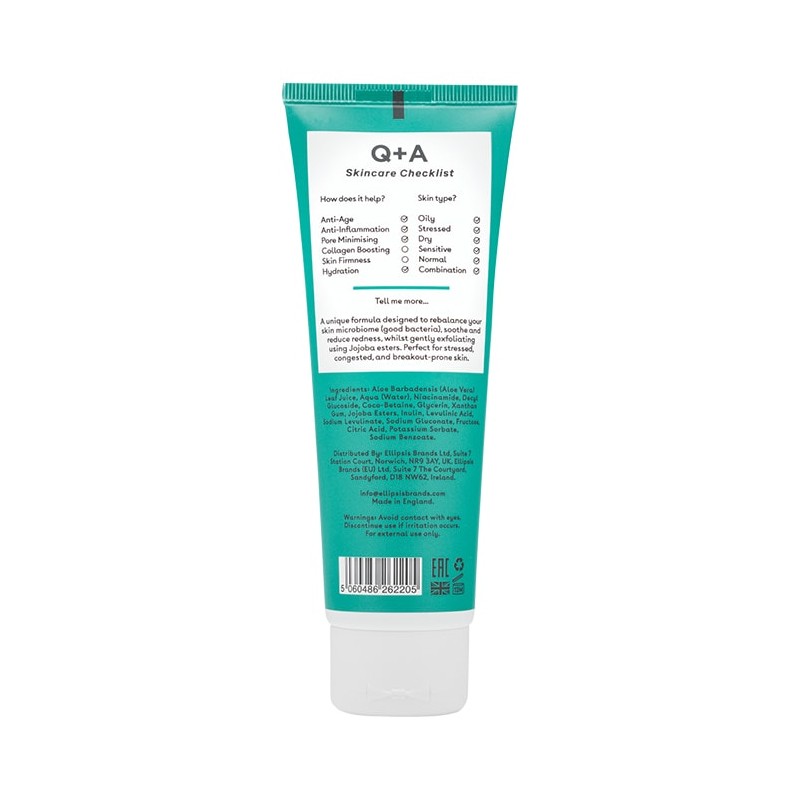 Q+A Niacinamide Gentle Exfoliating Cleanser 125ml