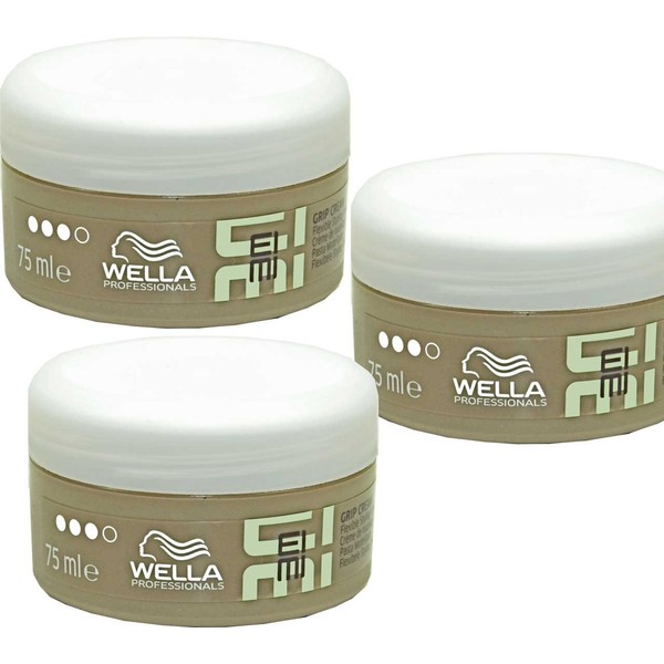 3x Wella Eimi Grip Cream – Flexible Styling Cream – 75ml