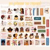 50PCS Motivational Scrapbook Stickers, Black Women Strength Self Improvement Journal