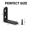 20 Pcs L Bracket Corner Brace 50MM Metal Corner Bracket