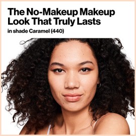 Revlon ColorStay Light Cover Liquid Foundation, Hydrating Longwear Weightless Makeup with SPF 35, Light-Medium Coverage for Blemish, Dark Spots & Uneven Skin Texture, 440 Caramel, 1 fl. oz.