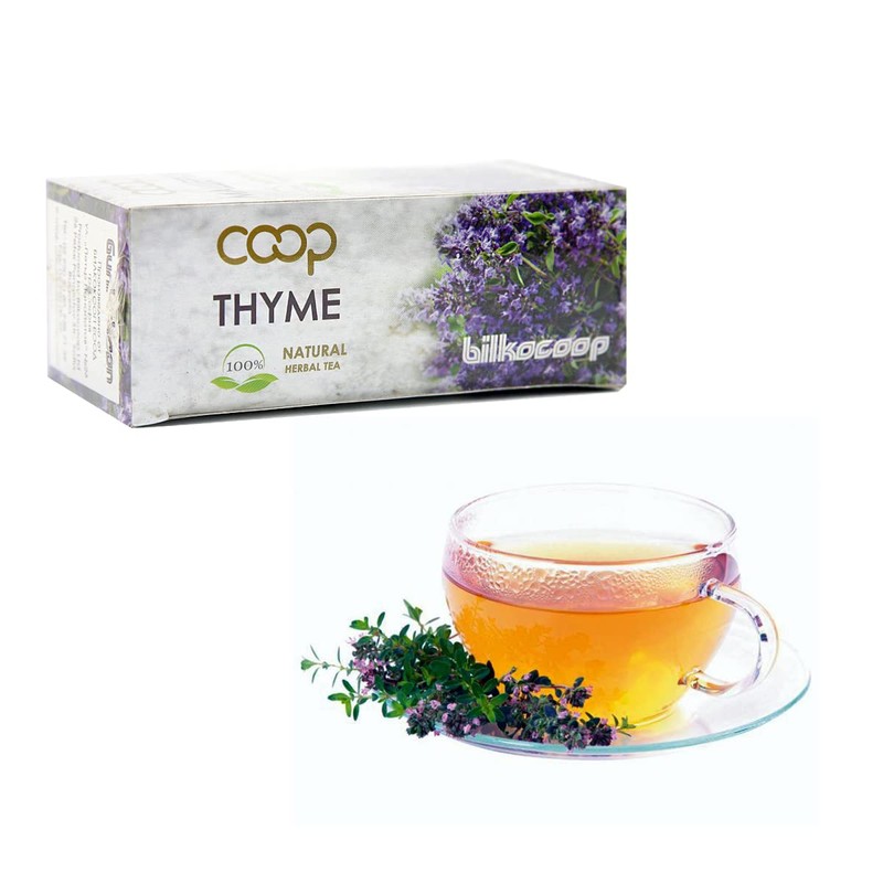 80 Tea Bags Bio Thyme Herbal Tea (100%) 4 Boxes