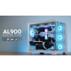 ALSEYE Glass Ai-Pro White Argb Mid-Tower E-Atx Pc Gaming Case