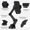 Car Phone Mount for Navigation – Adjustable Height Suction Cup