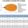 MOPHOEXII Universal Kayak Cockpit Covers,Drape Waterproof Seal Cockpit Protector Kayak