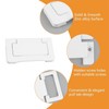 MOROBOR 4 Pack Doors Drawer Handle Flush Ring Hidden Pull