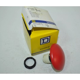 Square D Red Mushroom Push Button Model# D3B2R