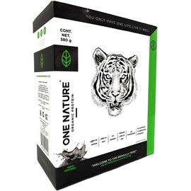One Nature 580g Proteína Vegana En Polvo Certificada 100% Vegetal (NATURAL)