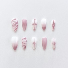 [Breath] Handmade nail tips - Oval / [숨결 Breath] 수제네일팁 - 오벌