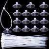 OIIKI 15 PCS 25 mm Strong Suction Cups with 30