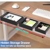 SVNNELP Under Desk Table Drawer Storage Organizer,3 Pack Large &