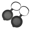 Tebbomp 2 Pieces Binoculars Protective Rubber Objective Lens Cap Binocular