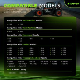 7023589 Fuel Filter Water Separator Compatible with Excavators Loaders Telescopic Handlers Versahandlers Work Machines 5600 5610 Replacement Parts 7023589 7400454
