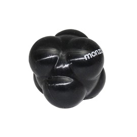 MONZÓ, Reaction Ball, Bola de Reacción, Bote impredecible, Entrenamiento Funcional. (Negro)