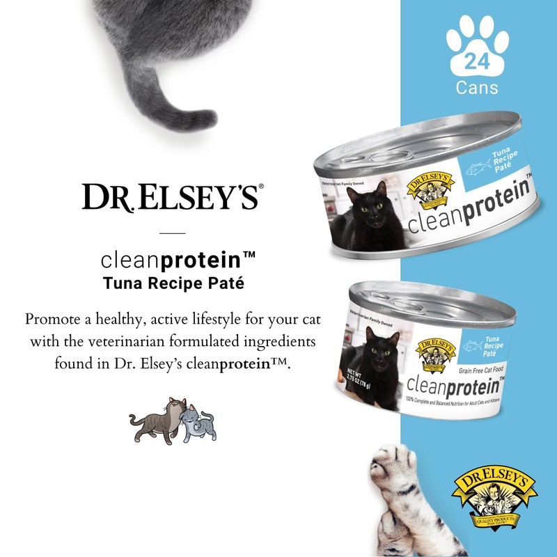 Dr. Elsey's cleanprotein Tuna Recipe Wet Cat Food (Case of