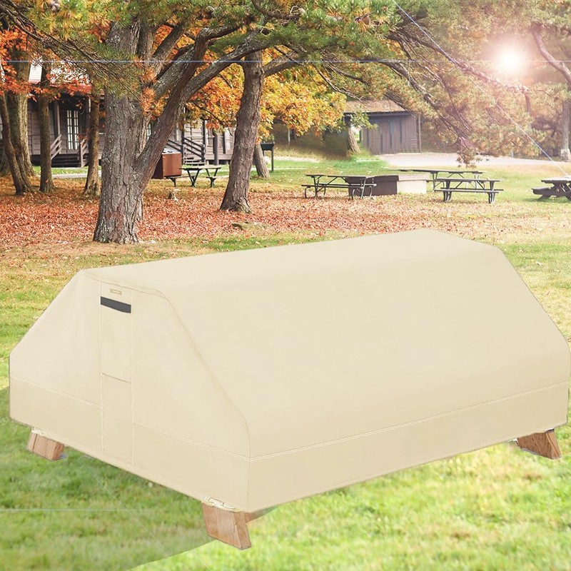 YHINGG Picnic Table Cover Waterproof 70/72 Inch 600D Oxford Outdoor