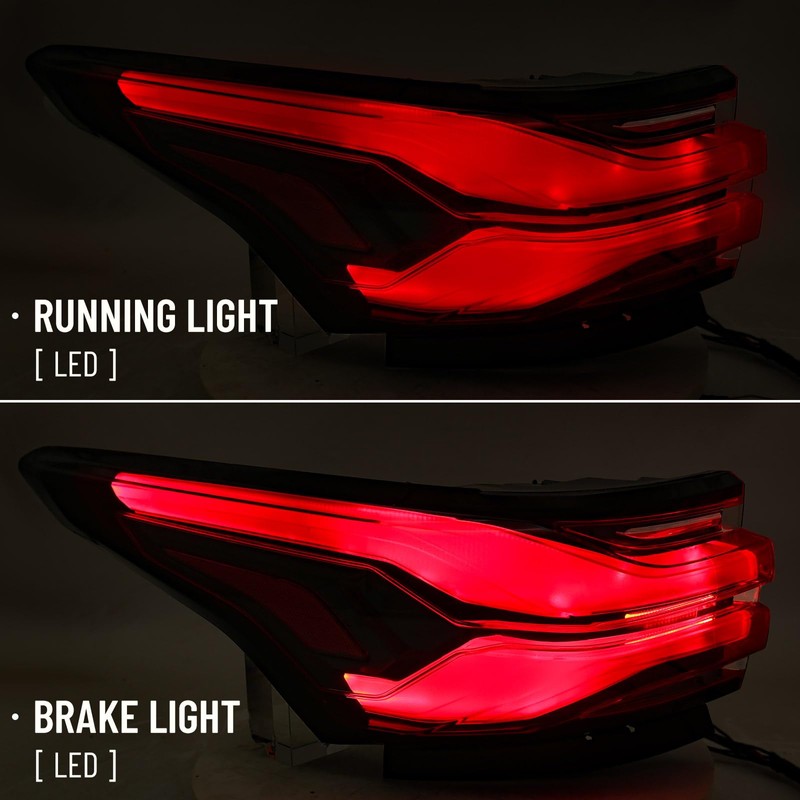FIONE LED Outer Tail light Assembly Compatible with Chevy Traverse