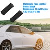 A ABSOPRO Car Top Handle Cover Leather Door Handle Cover