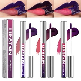 Tinte Labial Peel-Off De 3 Colores, Delineador De Labios Desmontable, Brillo Labial Mate De Larga Duración E Impermeable, Lápiz Labial Líquido Pigment