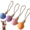 Generisch Dog Toy with Rope and Tennis Ball - Robust