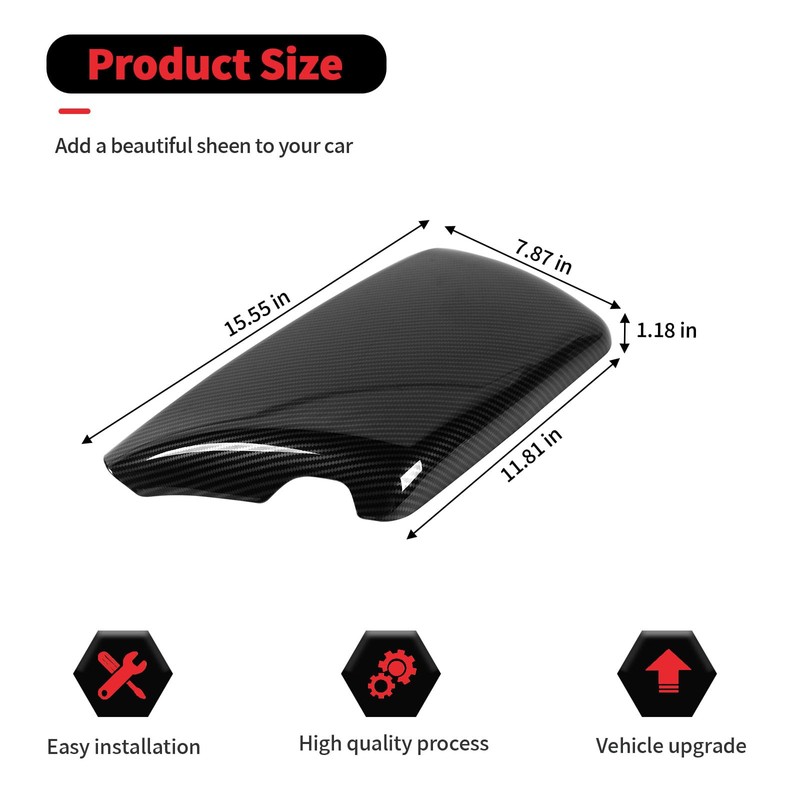 RT-TCZ Center Console Cover Armrest Box Trim Cover Decoration Interior
