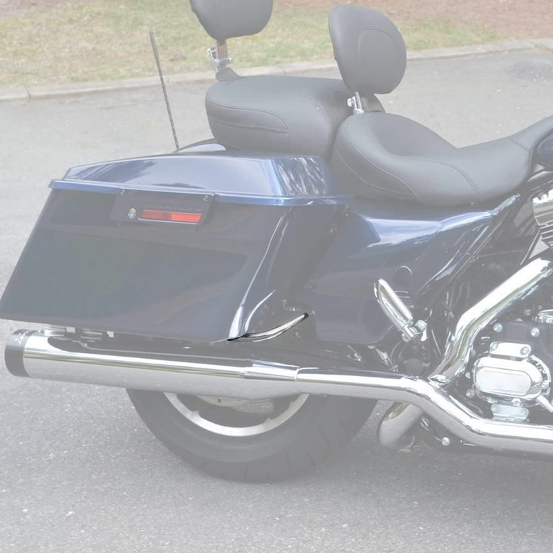 XFMT Motorcycle Chrome Saddlebag Guard Eliminator Support Bracket for Harley