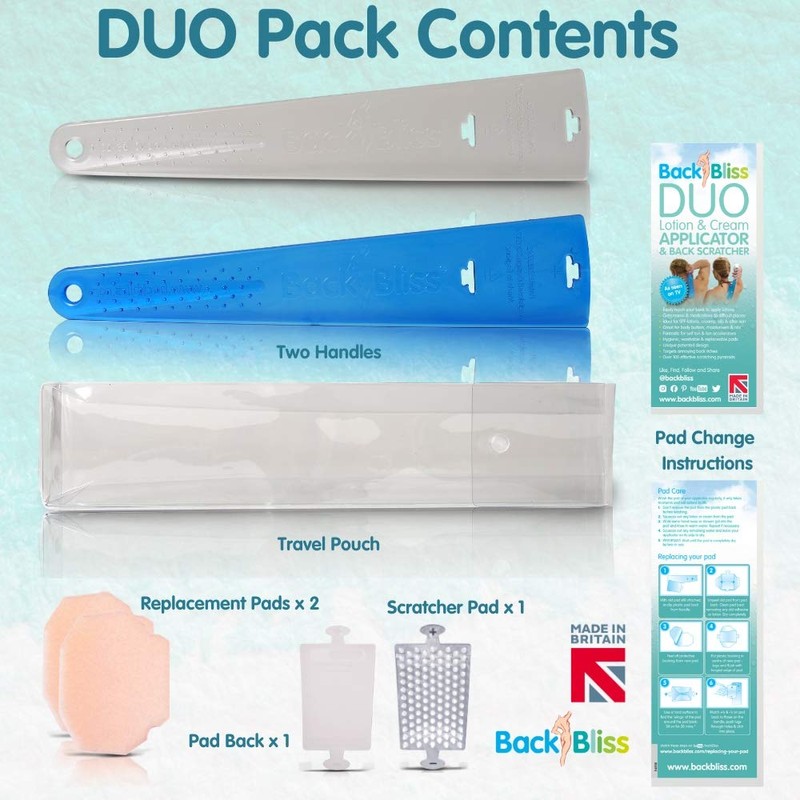 British Made Easy Reach Lotion Applicator for Back with Back