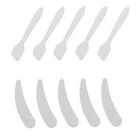 Baluue Sets Facial Mini Cosmetic Spatulas Spoons Beauty Scoops for Women Less Dirt Clean Application Pcs