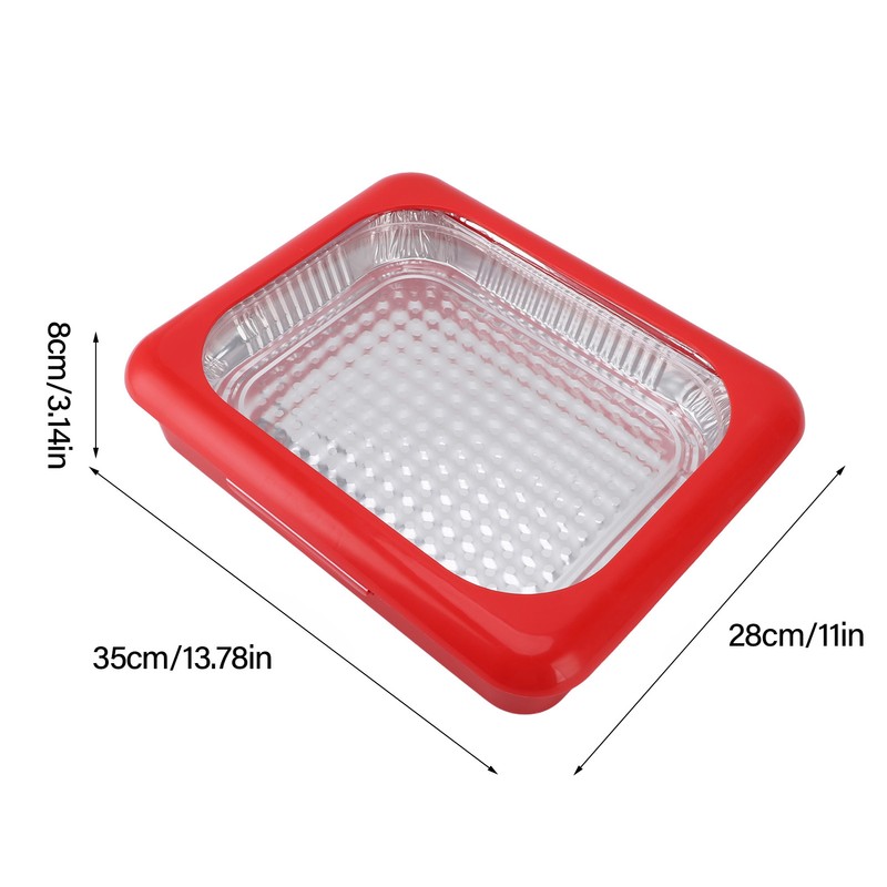 Tin Foil Storage Tray Foil Insulation Picnic Pan Food Container