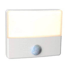 WESTEK Senti LED Motion Sensor Night Light – Indoor Plug-In Dusk/Dawn Automatic Night Light – Illuminate Dark Areas of Your Home, Warm Glow, Energy Efficient, Ultra-Slim, Cool-Touch – 2 Lumens