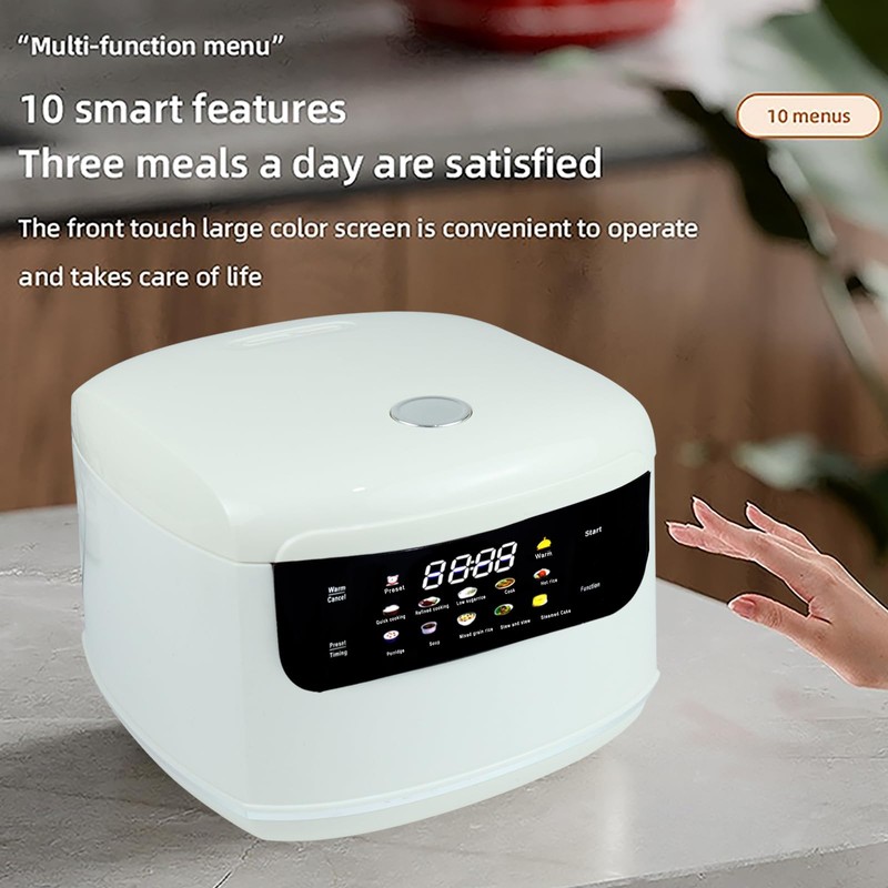 2L Mini Protable Rice Cooker,5 Cups Cooked/3 Cups Uncooked, 400W