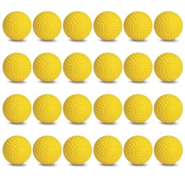 Jugs Sting-Free Dimpled Optic-Yellow Baseballs, 9-inch – 2 Dozen
