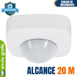 Volteck Sensor De Movimiento Para Techo Detección 20 M Volteck 48172