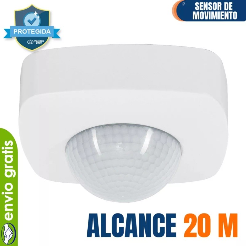 Volteck Sensor De Movimiento Para Techo Detección 20 M Volteck