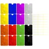 Pack of 16 Anti-Demagnetization Card Holders, 1 Piece Label Sticker,