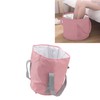 Foldable Foot Tub Polyester Double Layer Collapsible Camping Bucket with