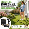 Expandable Garden Hose Kit with 8-Pattern Spray Gun, Metal Connectors,