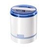 iSonic Compact Ultrasonic Jewelry Cleaner D1800, White and Sapphire Blue