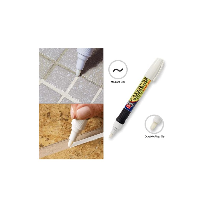 Grout Aide Grout and Tile Marker (Ivory)