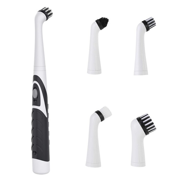 Nicoone Electric Cleaning Brush,Household 4 in 1 Electric Scrubber with 4 Heads,Kitchen Accessories Suitable for Bathroom Household Tub Tile Floor Wall Kitchen