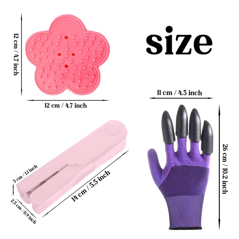 Rose Thorn Stripper Tool, 3 Pcs Thorn Remover for Roses