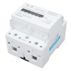 Electricity Watt Hour Meter Dual Color LED Indicator Rail Mount