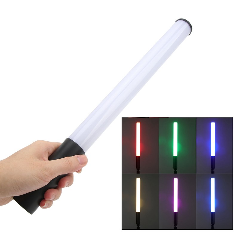 NiceFoto RGB Handheld LED Light Photography Fill Light Stick Rechargeable
