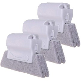 Groove Gap Cloth Window Door Track Multifunctional Cleaning Brush Color: Beige/Gray/Blue (Random Color Matching)3PCS