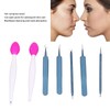 Blackhead Remover Tweezers Kit with Hot Compress Towel Clean Brush