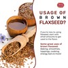 Spicy World Brown Flaxseed 2 LB Bag - Non-GMO, Whole,
