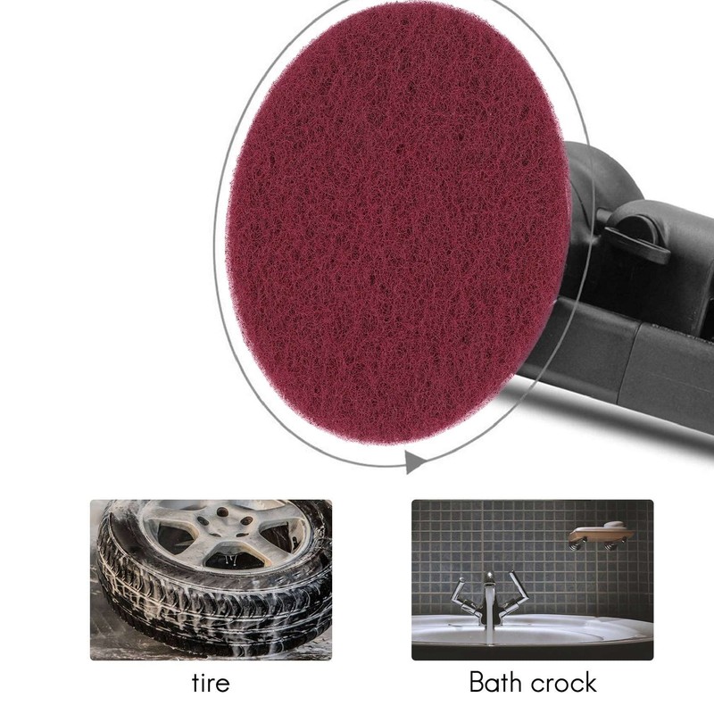 Aswalling 11Pcs Power Scrubber Brush Set Polishing Pad for Drill